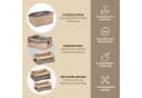 eluno Brotkorb NOVARA 2er Set Beige/Braun Wendbar Bild 3