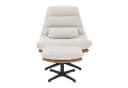 Sessel ANDREUS Beige mit Wippfunktion und 360 Grad drehbar Bild 3
