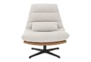 Sessel ANDREUS Beige mit Wippfunktion und 360 Grad drehbar Bild 4