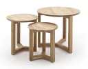 MCA furniture Couchtisch Set Sinio, 3-teilig, Asteiche massiv, Ø50/Ø45/Ø32 Bild 2