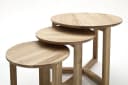 MCA furniture Couchtisch Set Sinio, 3-teilig, Asteiche massiv, Ø50/Ø45/Ø32 Bild 3
