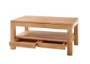 MCA furniture Couchtisch Gordon Kernbuche Massiv mit Schubkästen Bild 5