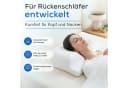 RelaxSleep Kopfkissen Rückenschläfer Anti-Falten Memory-Schaum Bild 3