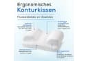 RelaxSleep Kopfkissen Rückenschläfer Anti-Falten Memory-Schaum Bild 4