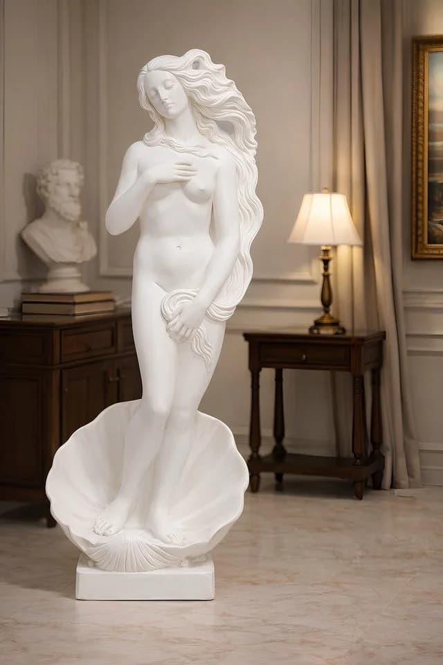 JVmoebel Venus Statue im antiken Stil weiß