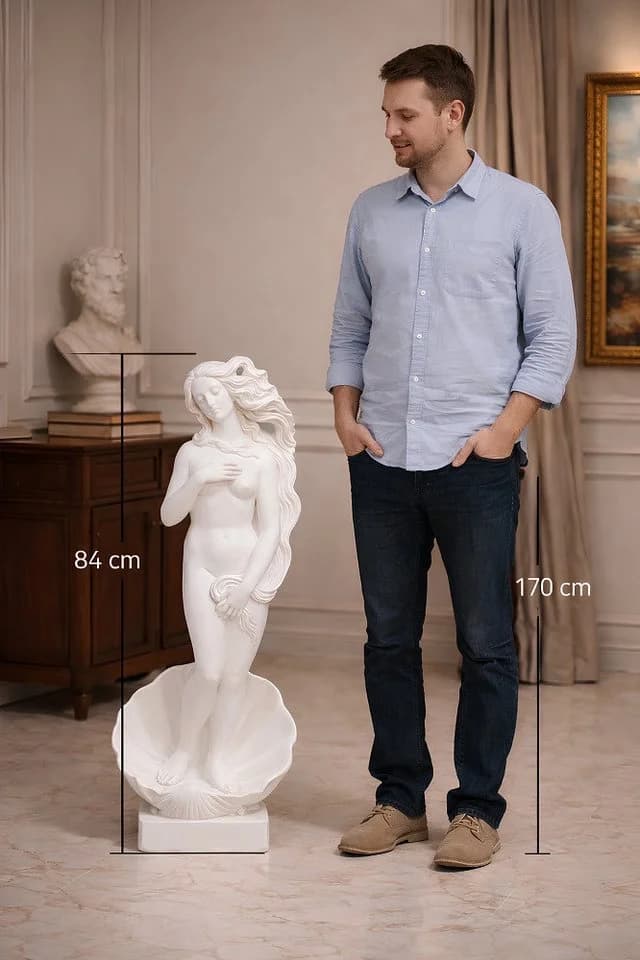 JVmoebel Venus Statue im antiken Stil weiß - Bild 3