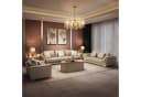 Xlmoebel Ledersofa 3-tlg. Polstergarnitur Beige Bild 2