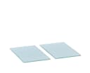 Basera® Schneidebrett aus Sicherheitsglas 2er Set transparent Bild 2