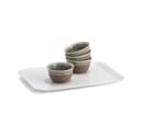 Basera® Serviertablett Melamin Weiß 24x18 cm Bild 3