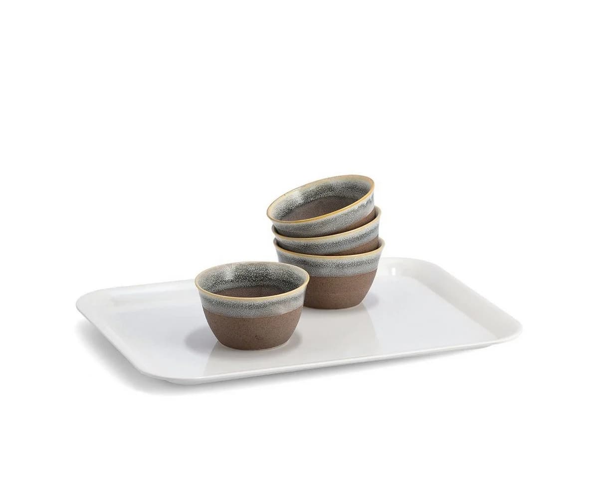Basera® Serviertablett Melamin Weiß 24x18 cm - Bild 3