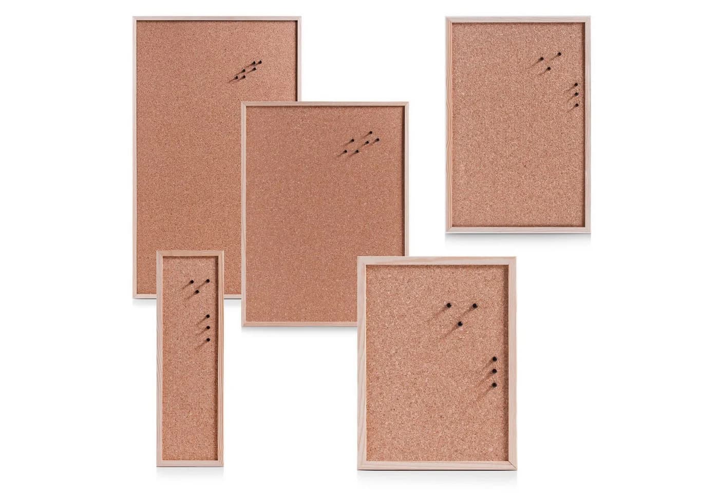 Basera® Pinnwand aus Kork und Kiefernholz, 30 x 40 cm - Bild 4