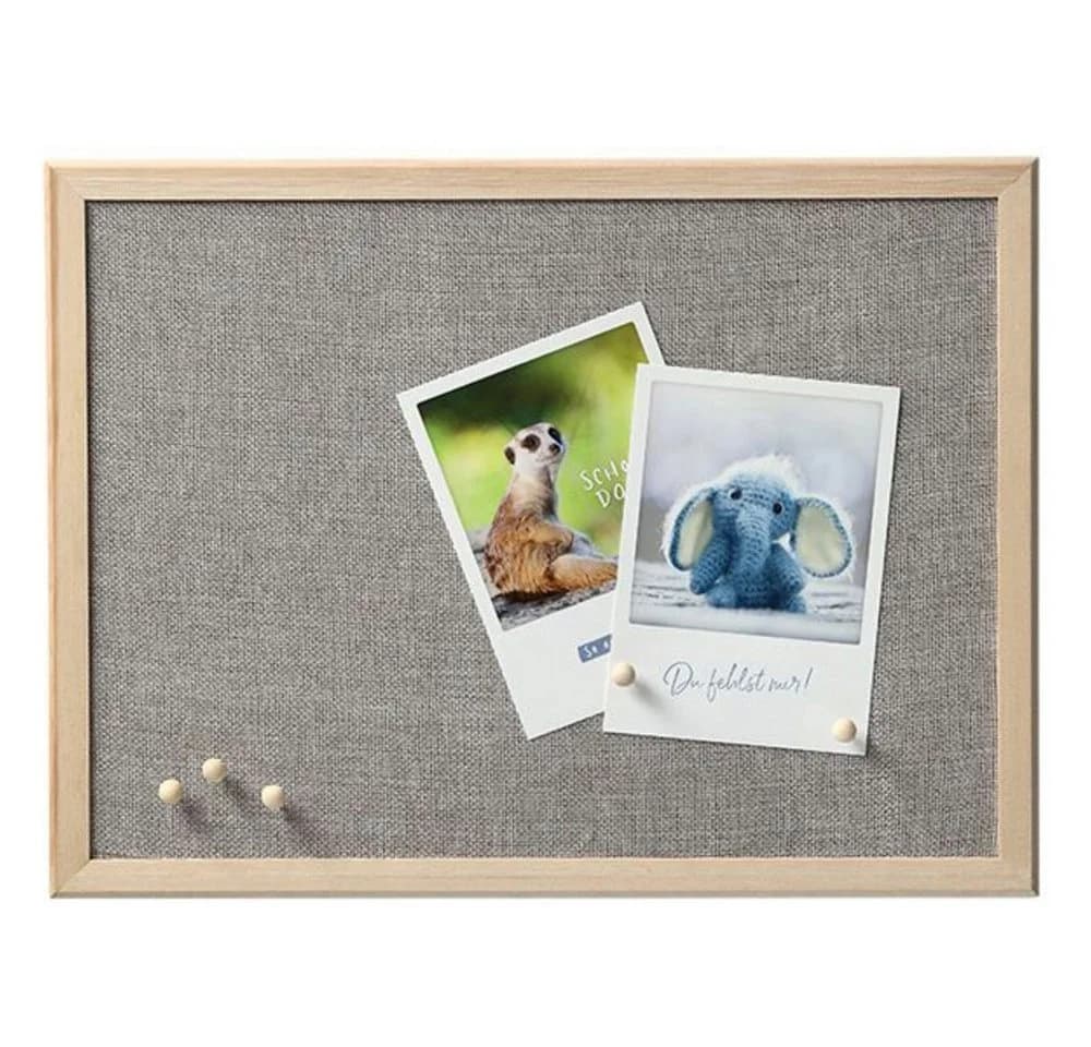 Basera® Pinnwand aus Leinen und Kiefernholz - Bild 2