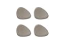 Basera® Platzset 4er-Set Kunstleder Gebogen Metallic Taupe Bild 2