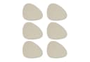 Basera® Platzset 6er-Set Kunstleder Creme Gebogen 42 x 34 cm Bild 2