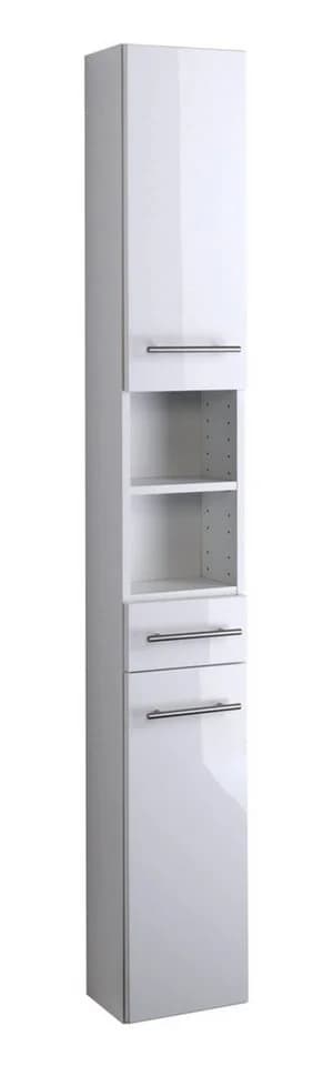 Basera® Hochschrank Ricarda Weiß Hochglanz - Bild 2