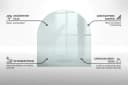 Tulup Bodenschutzplatte Glasplatte Transparent für Kaminofen Bild 5