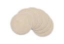 LuxusKollektion Platzset 6er Set Runde Tischmatten Beige 38cm Bild 2