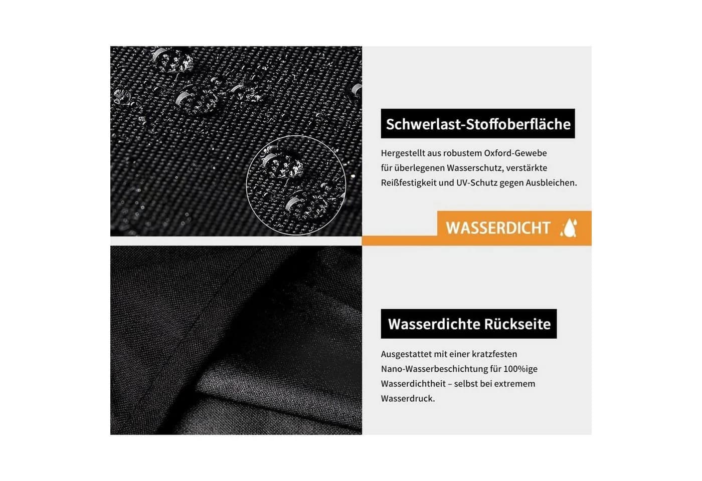 LuxusKollektion Sonnenschirm-Schutzhülle Wasserdicht für Ampelschirm - Bild 3