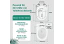 LuxusKollektion Toilettendeckel WC Sitz D-Form Absenkautomatik Antibakteriell Bild 1