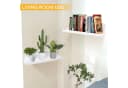 LuxusKollektion Wandregal 3er Set Weiß Acryl Selbstklebend 30cm Bild 4