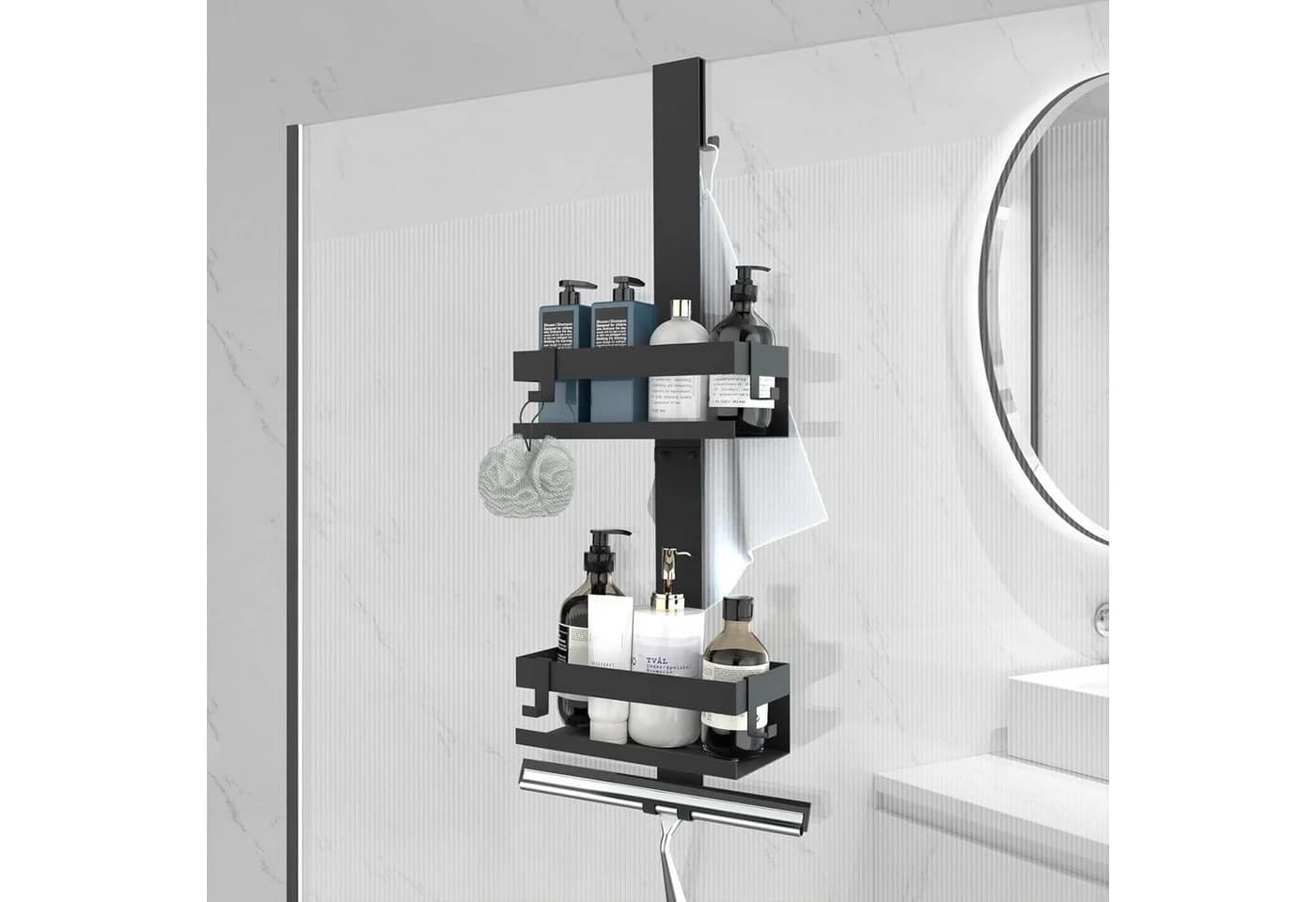 LuxusKollektion Duschablage Edelstahl Schwarz - Bild 2