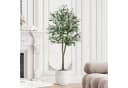LuxusKollektion Künstlicher Olivenbaum 150cm Grün Schwarz Bild 2