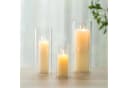 LuxusKollektion Glas-Kerzenhalter 3er Set Transparent Handgeblasen Bild 2