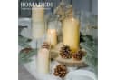 LuxusKollektion Glas-Kerzenhalter 3er Set Transparent Handgeblasen Bild 3