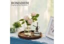 Romadedi Dekotablett Rund Paulownia Holz Rustikal Landhausstil Bild 3