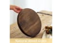 Romadedi Dekotablett Rund Paulownia Holz Rustikal Landhausstil Bild 5