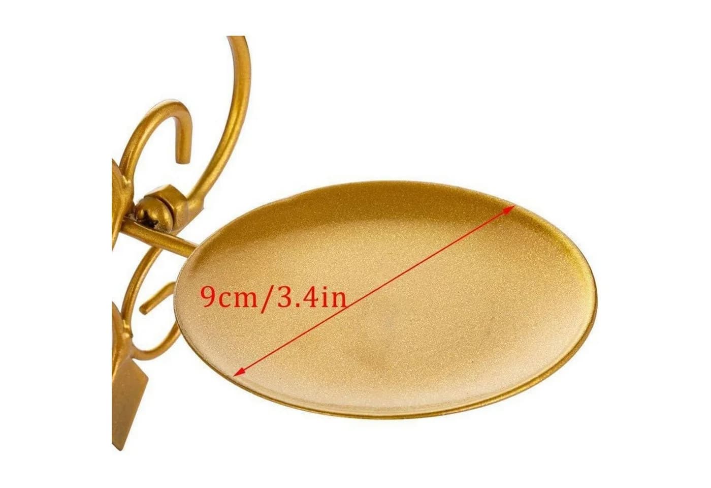 LuxusKollektion Wandkerzenhalter 2er Set Gold Metall - Bild 5