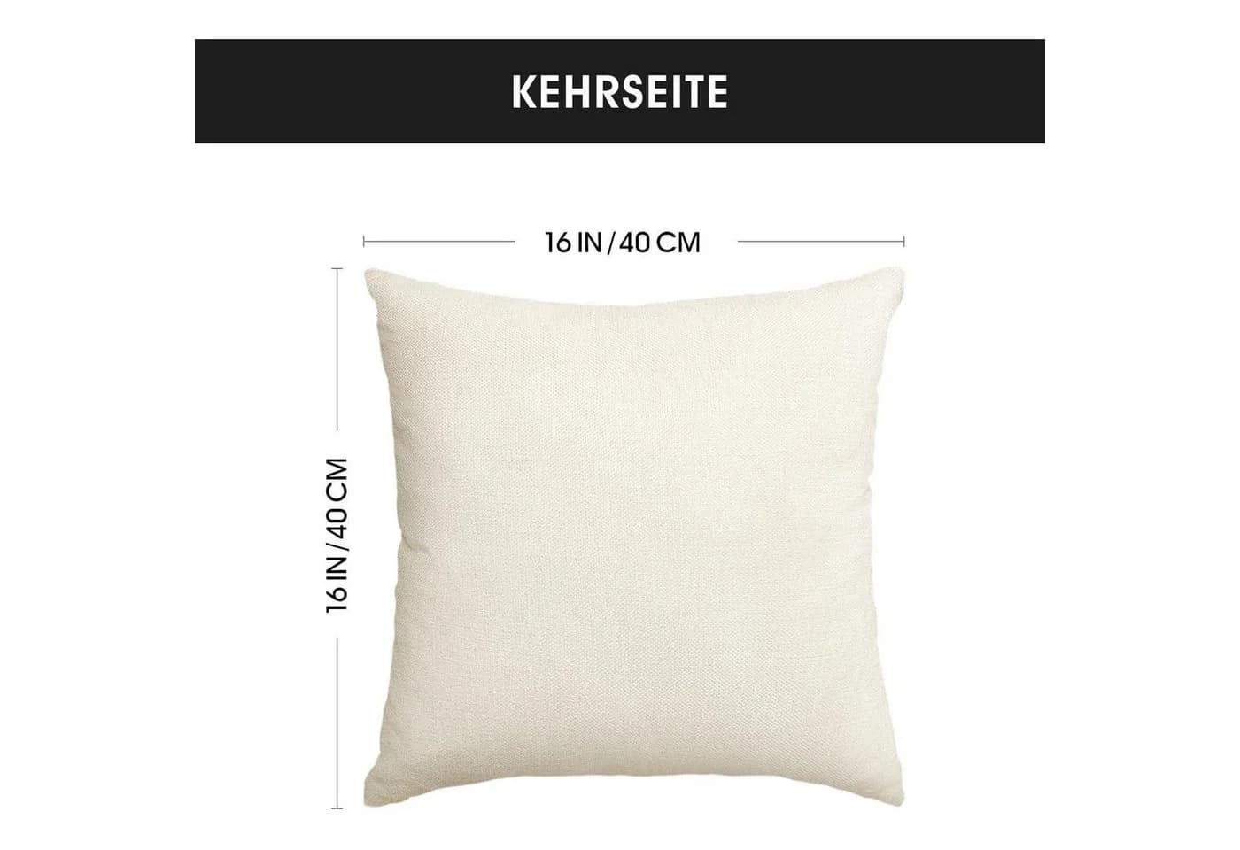LuxusKollektion Kissenbezüge 4er Set Herbst Design Blau - Bild 5