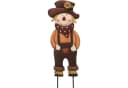 LuxusKollektion Gartenfigur Herbstdeko Vogelscheuche Metall Kürbis Bild 2