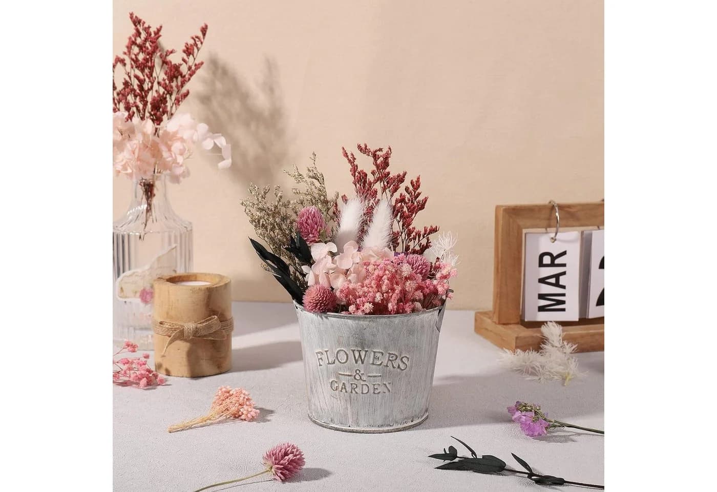 LuxusKollektion Getrocknete Blumen gemischt für DIY-Projekte & Bastelarbeiten - Bild 4