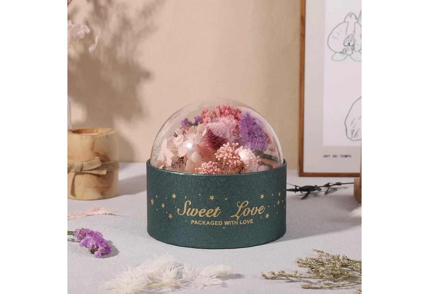 LuxusKollektion Getrocknete Blumen gemischt für DIY-Projekte & Bastelarbeiten - Bild 5