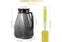 LuxusKollektion Wasserkaraffe 1.8L Schwarz mit Deckel Bild 1