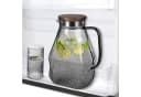 LuxusKollektion Wasserkaraffe 1.8L Schwarz mit Deckel Bild 2