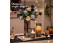 LuxusKollektion 3er Set Glasvasen Grau Modernes Zylinder-Design Bild 1