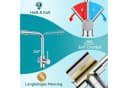 LuxusKollektion Küchenarmatur 3-Wege Mischbatterie Chrom Doppelgriff Bild 5