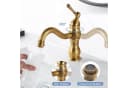 LuxusKollektion Waschtischarmatur Kisimixer Antik Bronze Retro 360° Schwenkbar Bild 5