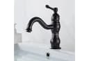 LuxusKollektion Waschtischarmatur Kisimixer Schwarz Matt 360° Schwenkbar Bild 2