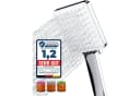 LuxusKollektion Regendusche Duschkopf Handbrause 6 Strahlarten XXL Bild 2