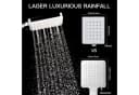 LuxusKollektion Regendusche Duschkopf Handbrause 6 Strahlarten XXL Bild 3