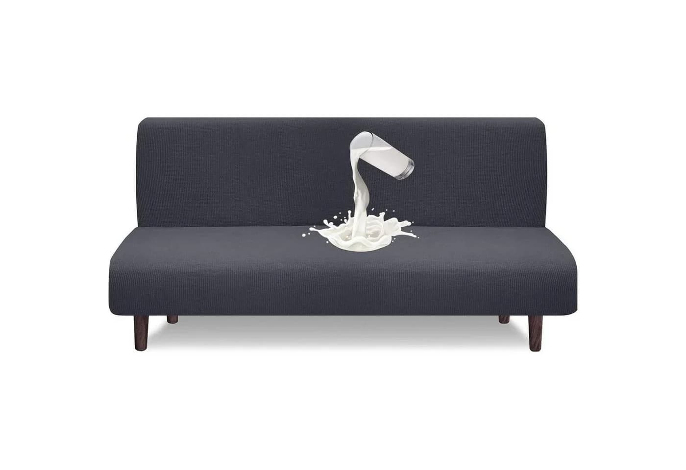 Granbest Wasserdichte Futon Abdeckung Grau Modernes Karomuster - Bild 2