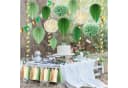 LuxusKollektion Wimpelkette Dschungel Party Deko Set Grün Bunt Bild 5