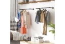 LuxusKollektion Wandgarderobe Industrierohr Kleiderstangen 2er Set Schwarz Bild 1