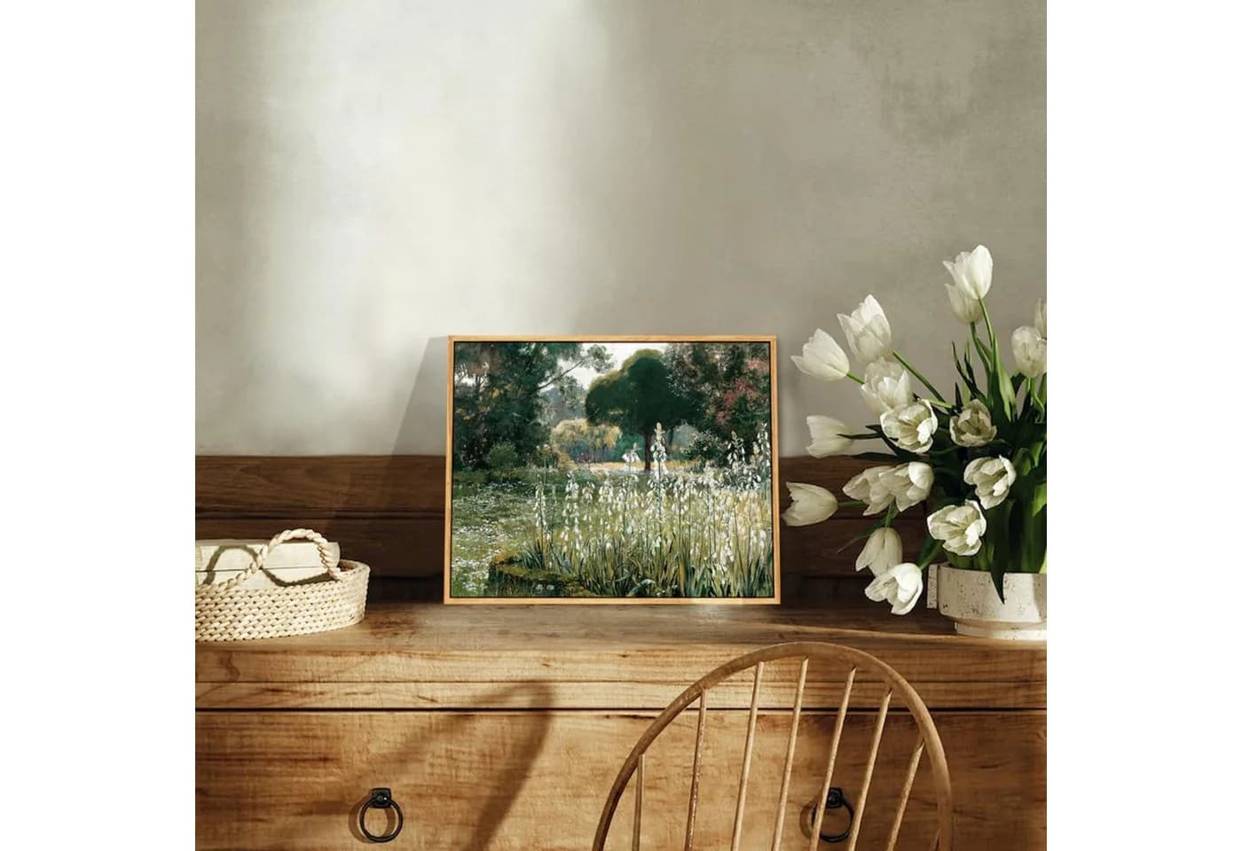 hyidecorart Leinwandbild Vintage mit Rahmen 20x25 cm