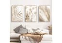 Trayosin Poster 3er Set Boho Pampasgras Wandbilder Beige Bild 2