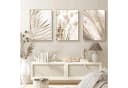 Trayosin Poster 3er Set Boho Pampasgras Wandbilder Beige Bild 3