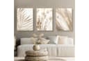 Trayosin Poster 3er Set Boho Pampasgras Wandbilder Beige Bild 4
